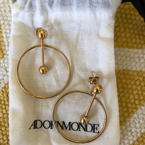 Adornmonde 2 in 1 Earrings